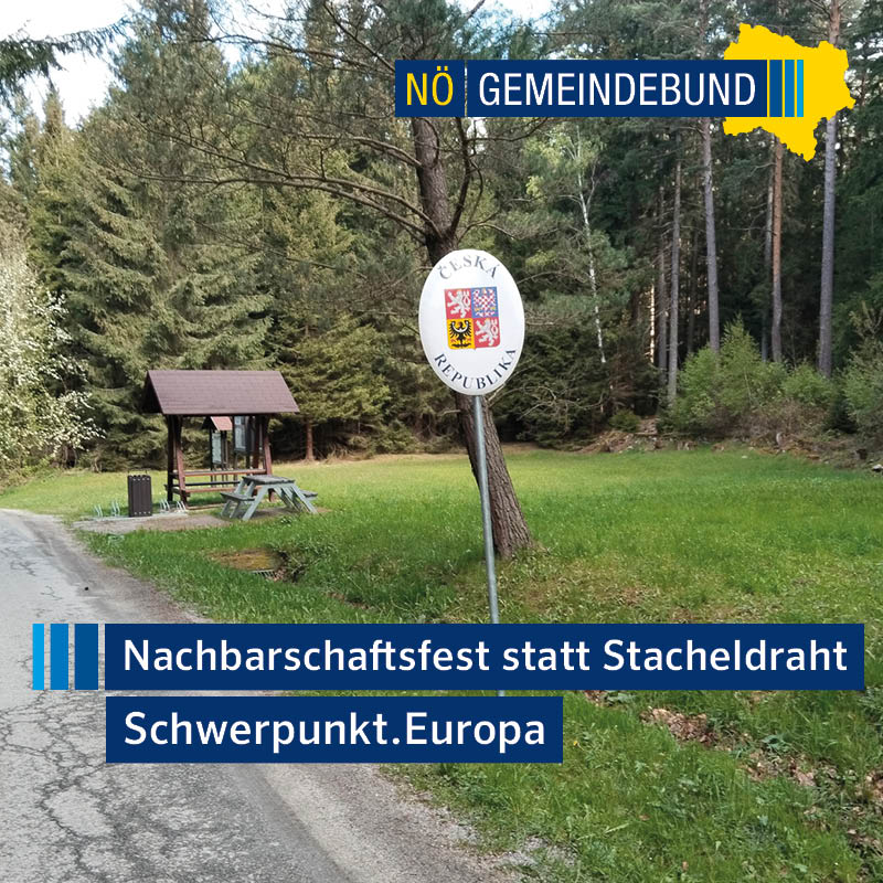 Wo einst der eiserne Vorhang war, wird heute grenzüberschreitend gefeiert. Das B...