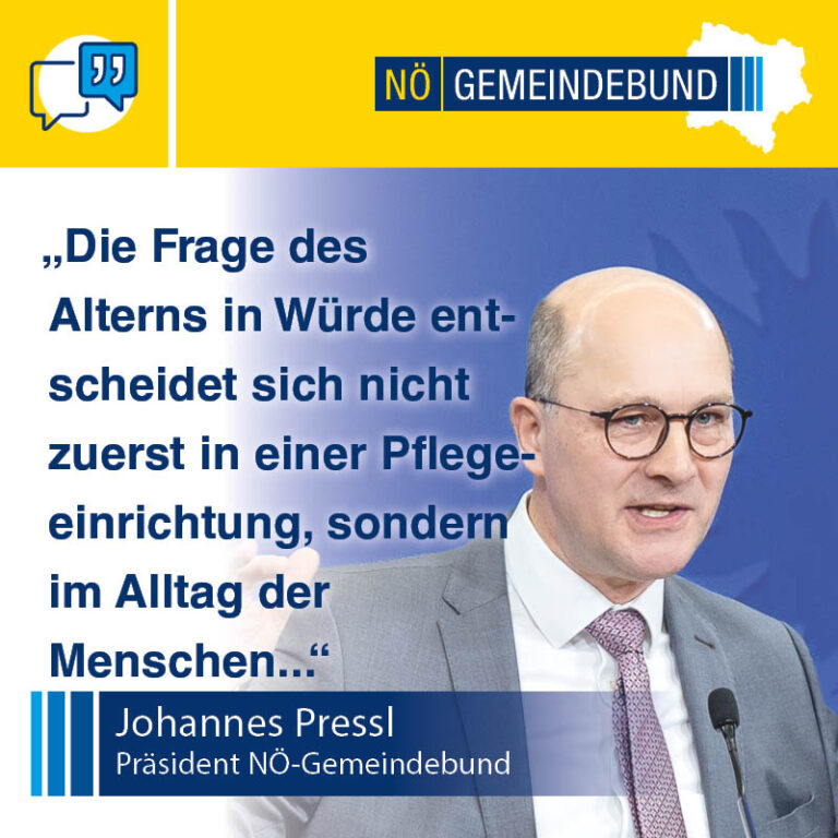 Pflege beginnt nicht im Heim – sondern im Alltag der Menschen und damit in unseren Gemeinden.🤝 Der @oesterreichischer_g...